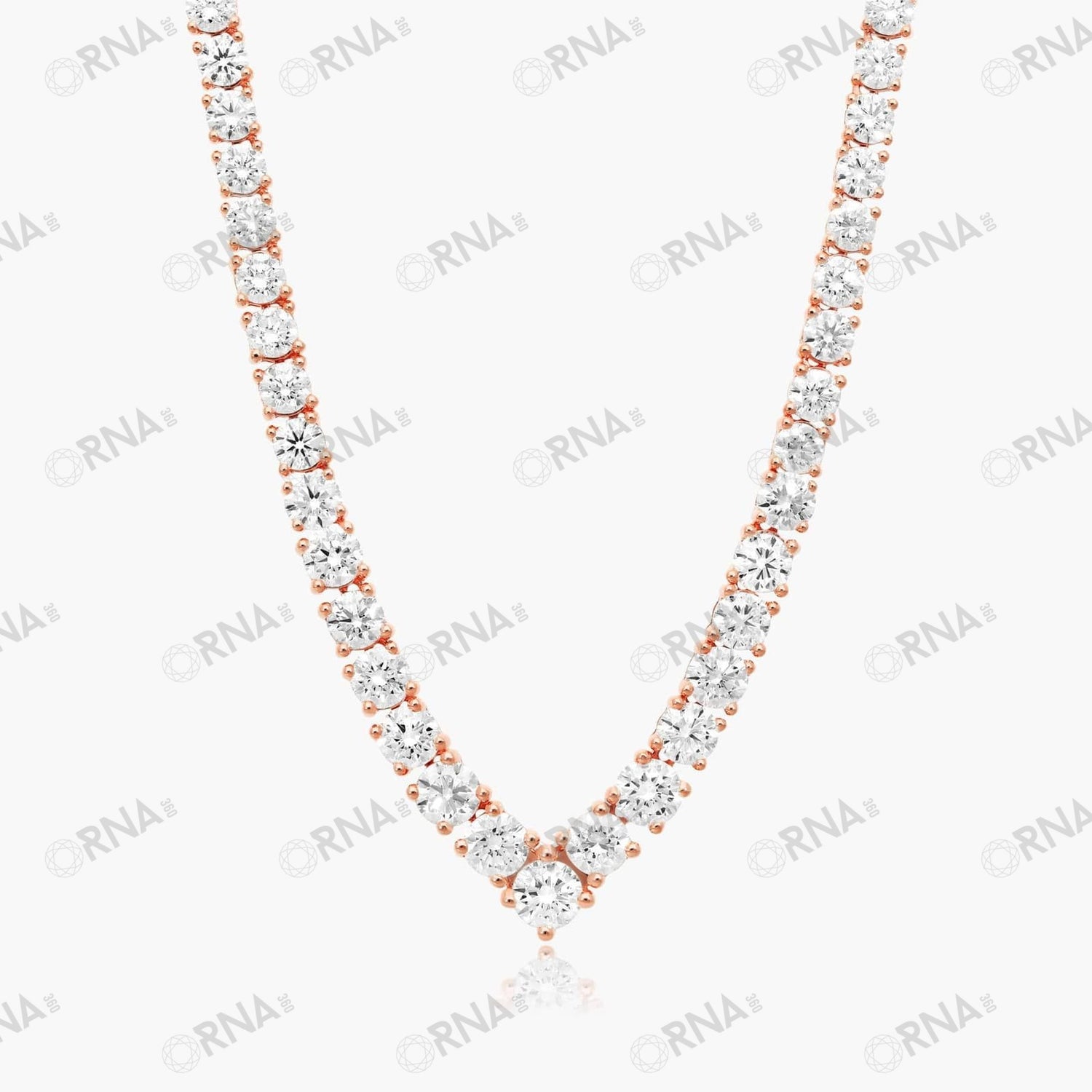 Orna Tennis Necklace - N 3
