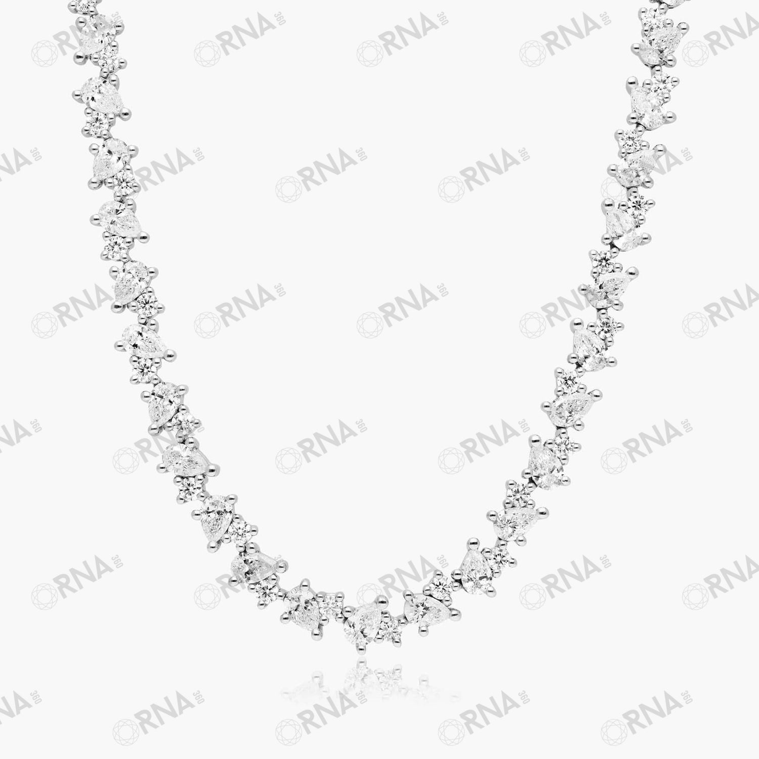 Orna Tennis Necklace - N 8
