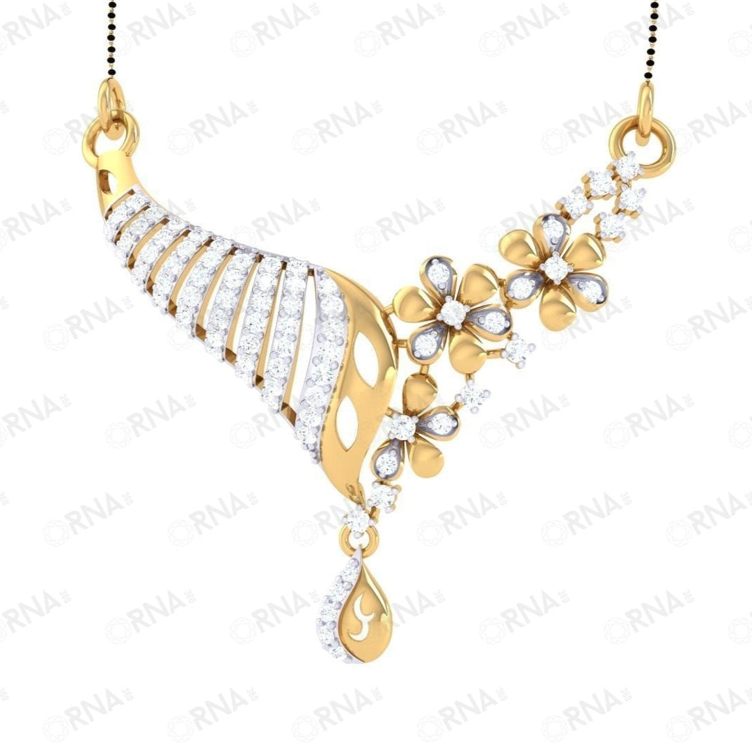 Orna Diamond Mangalsutra - HYMS001