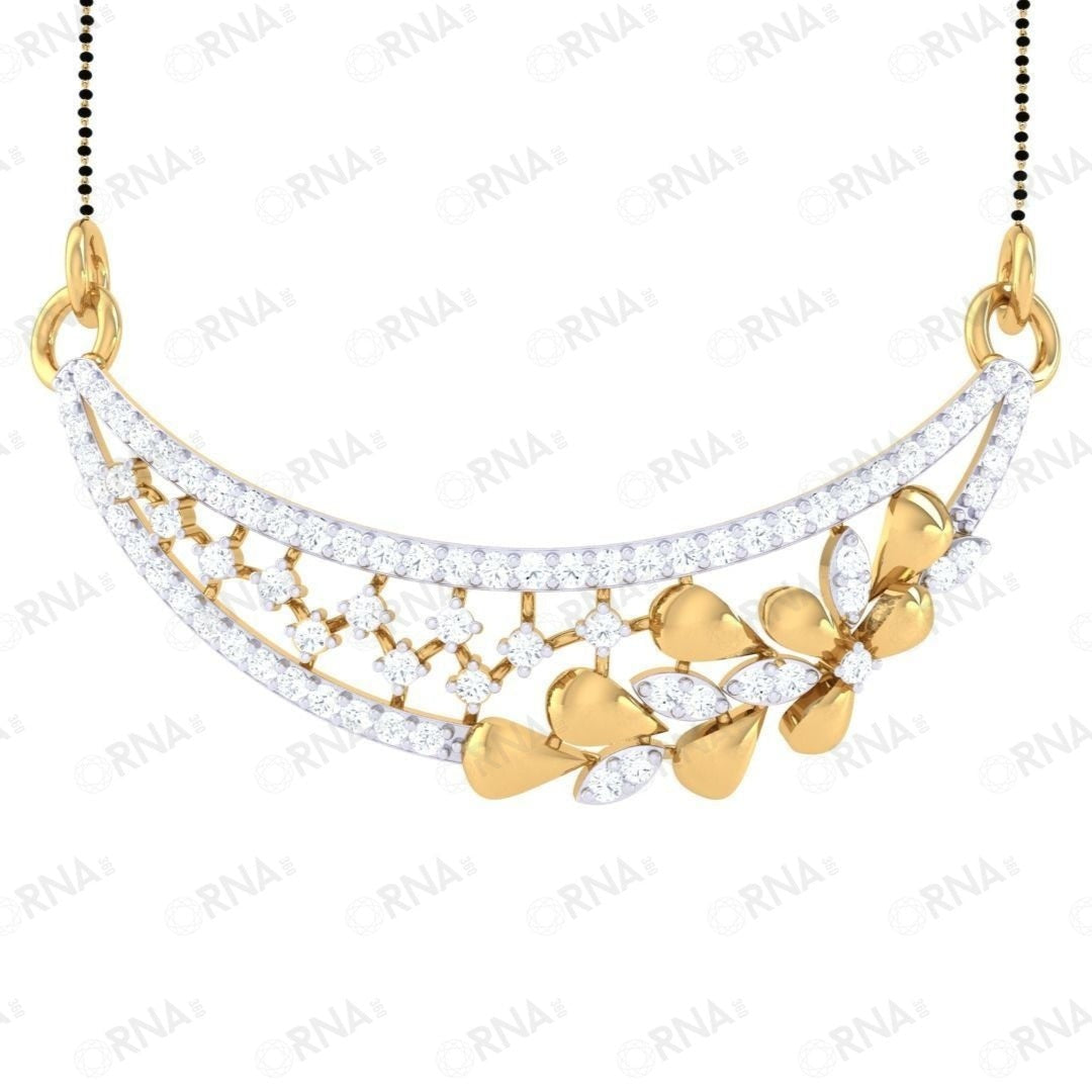 Orna Diamond Mangalsutra - HYMS003
