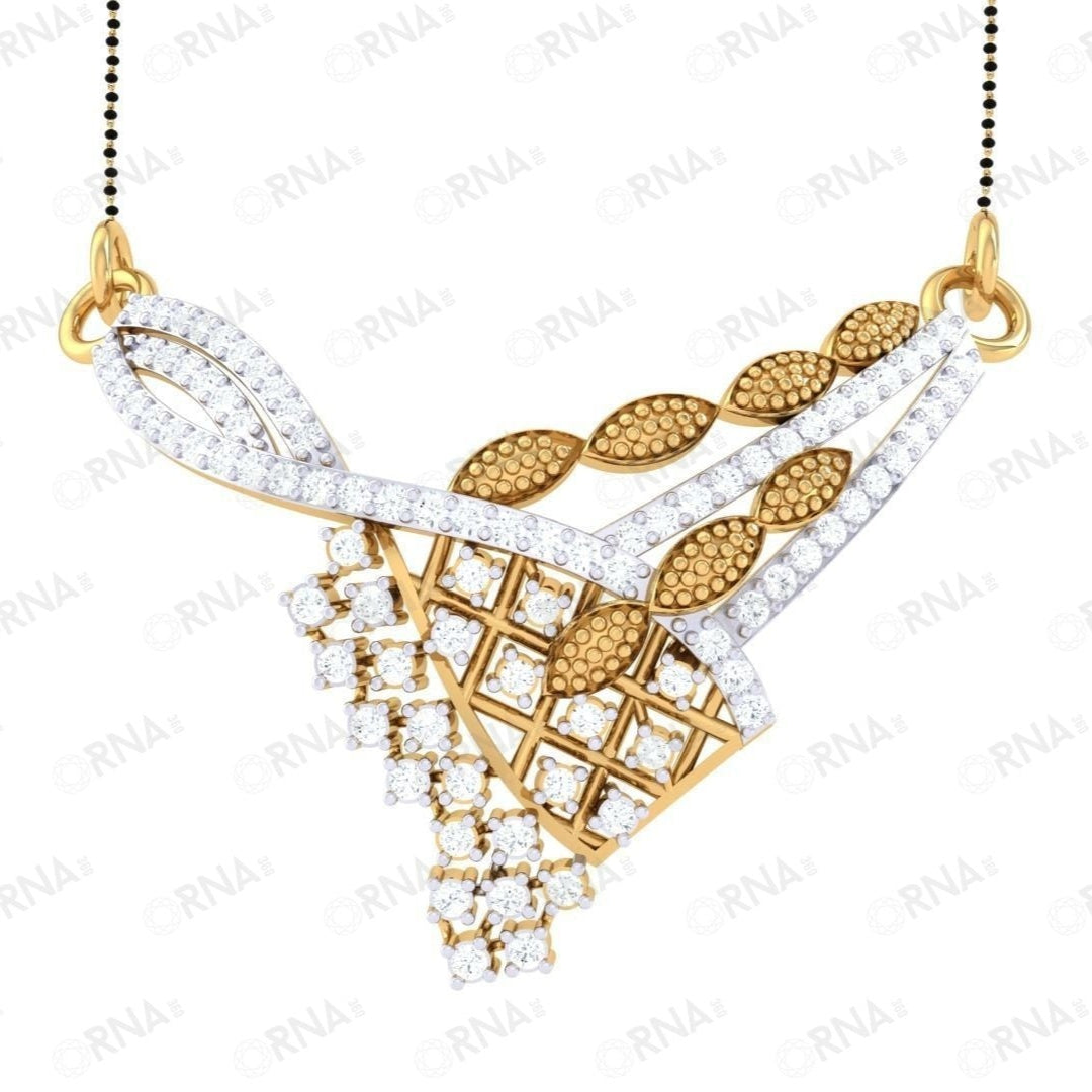Orna Diamond Mangalsutra - HYMS004