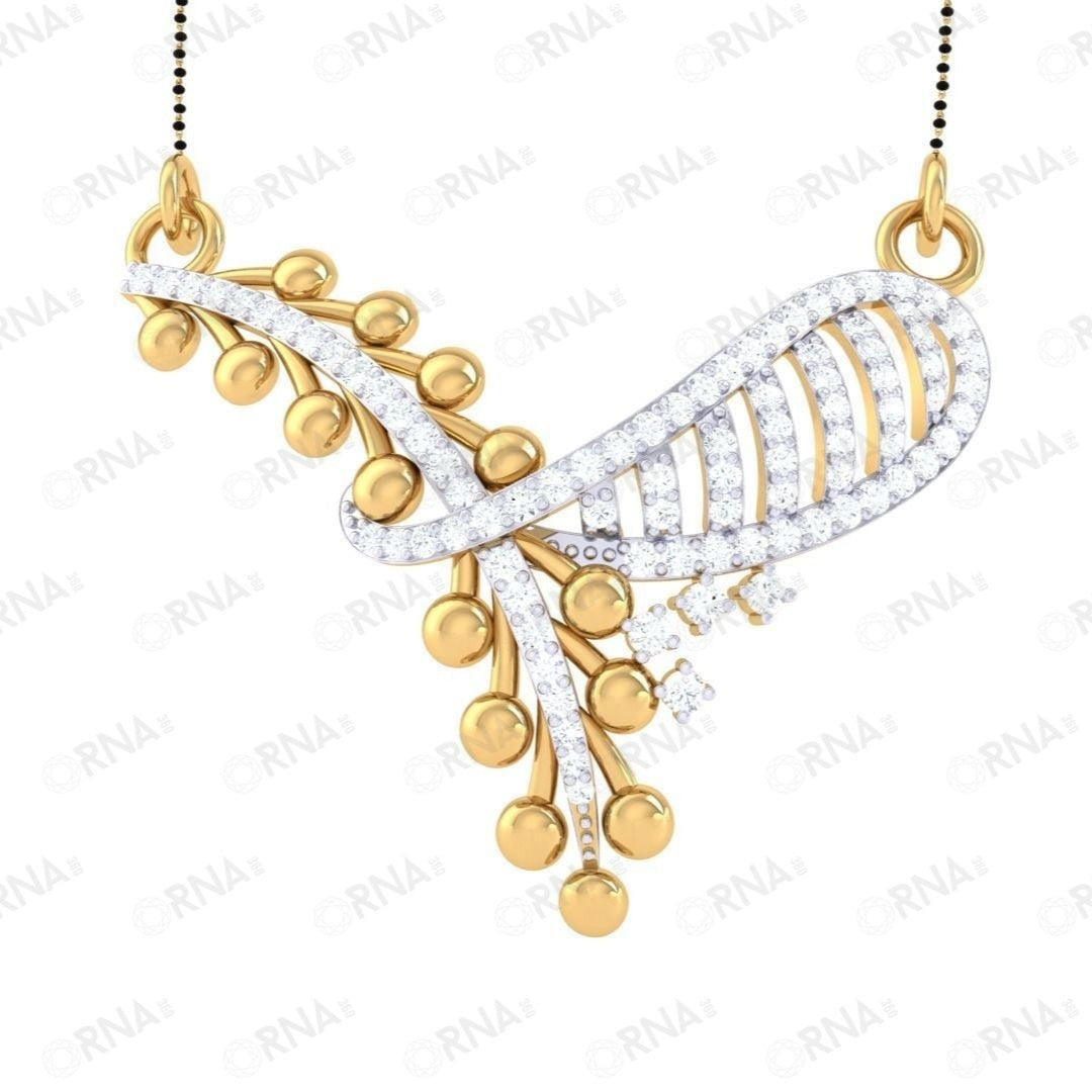 Orna Diamond Mangalsutra - HYMS008