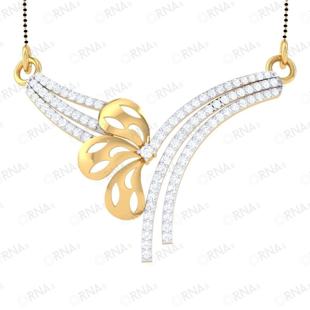 Orna Diamond Mangalsutra - HYMS009