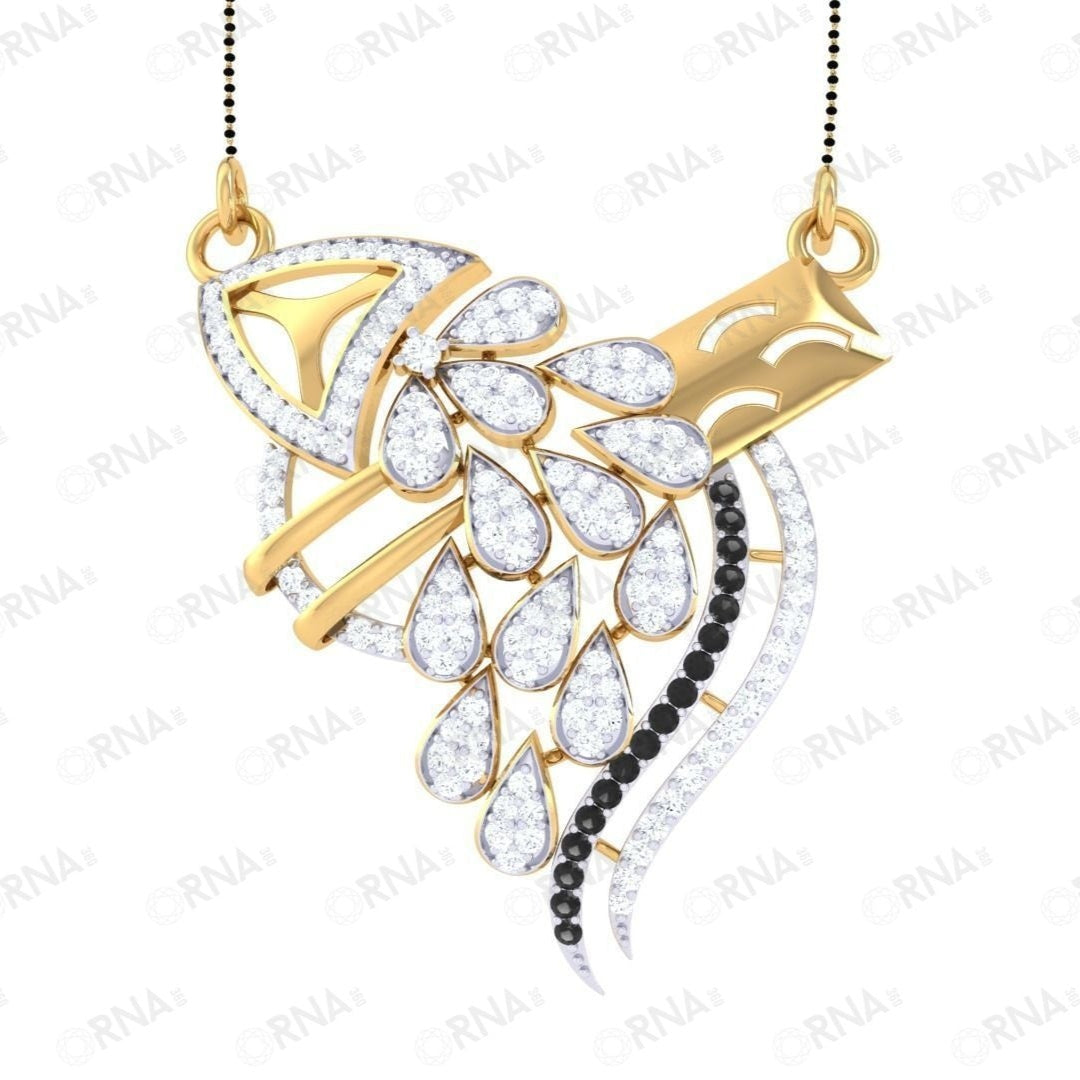 Orna Diamond Mangalsutra - HYMS010