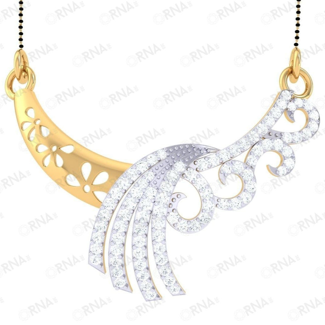 Orna Diamond Mangalsutra - HYMS011