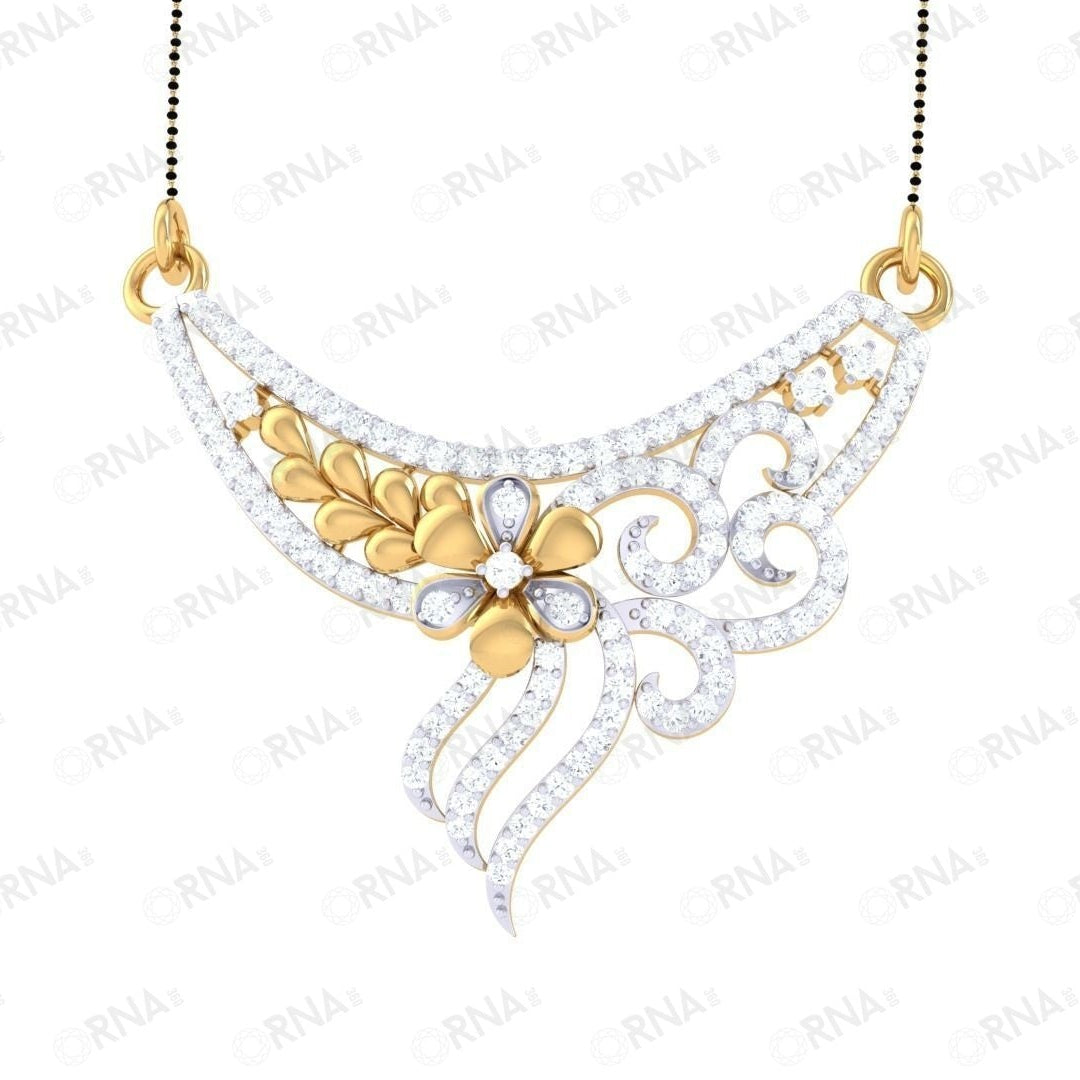 Orna Diamond Mangalsutra - HYMS017