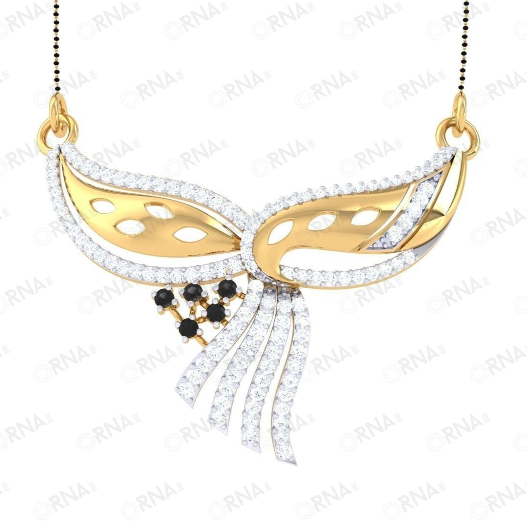 Orna Diamond Mangalsutra - HYMS019