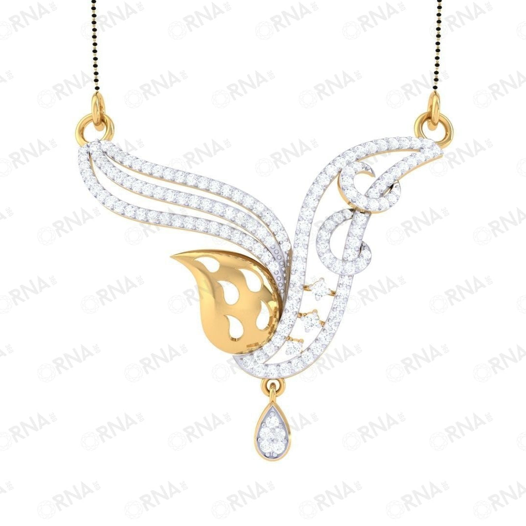 Orna Diamond Mangalsutra - HYMS020