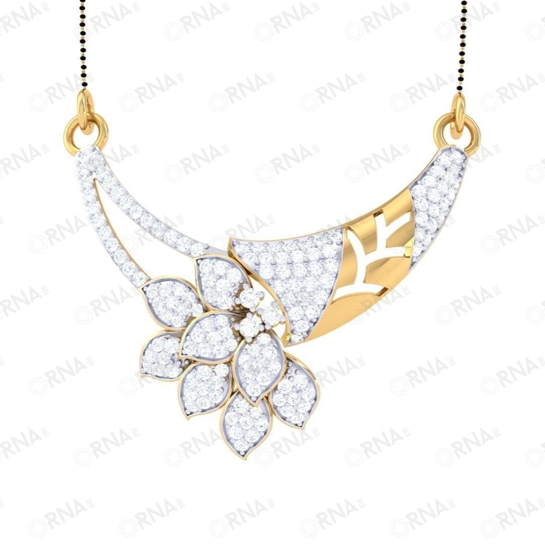 Orna Diamond Mangalsutra - HYMS024