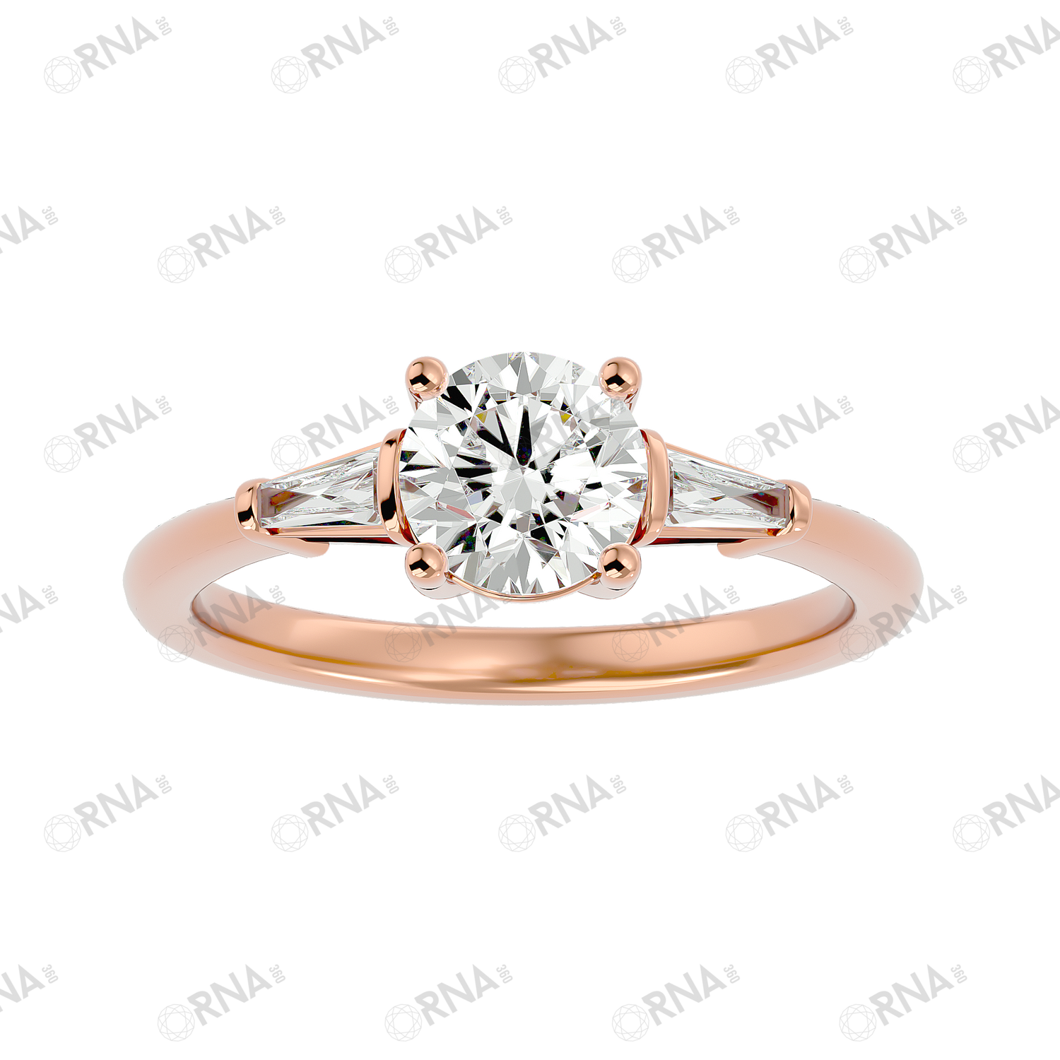Orna Three Stone Ring - HYLR028