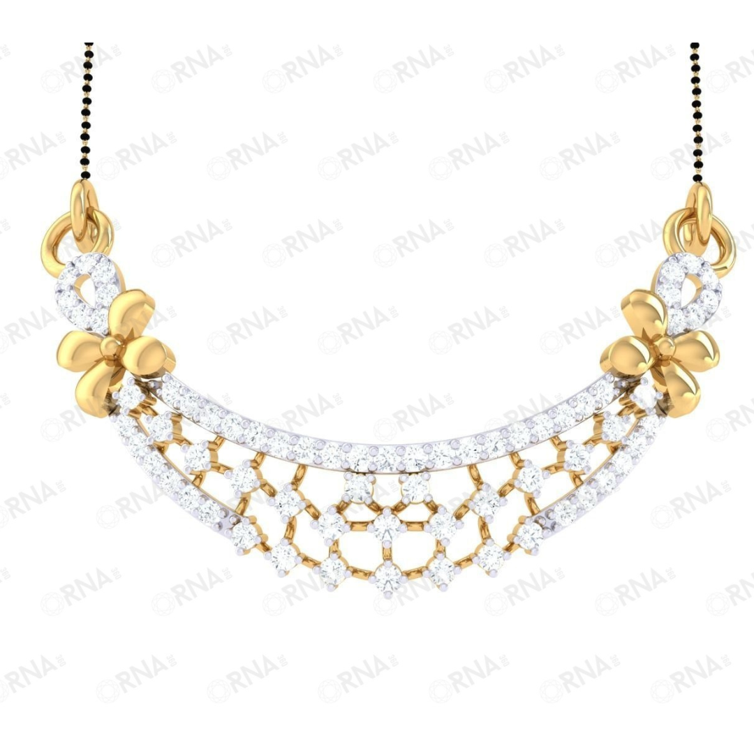Orna Diamond Mangalsutra - HYMS002