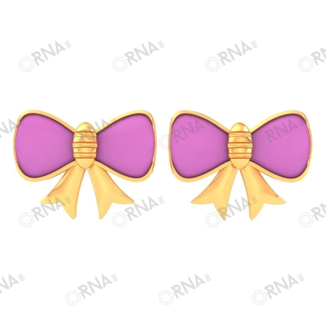 Orna Diamond Kids Earring - HYKE048