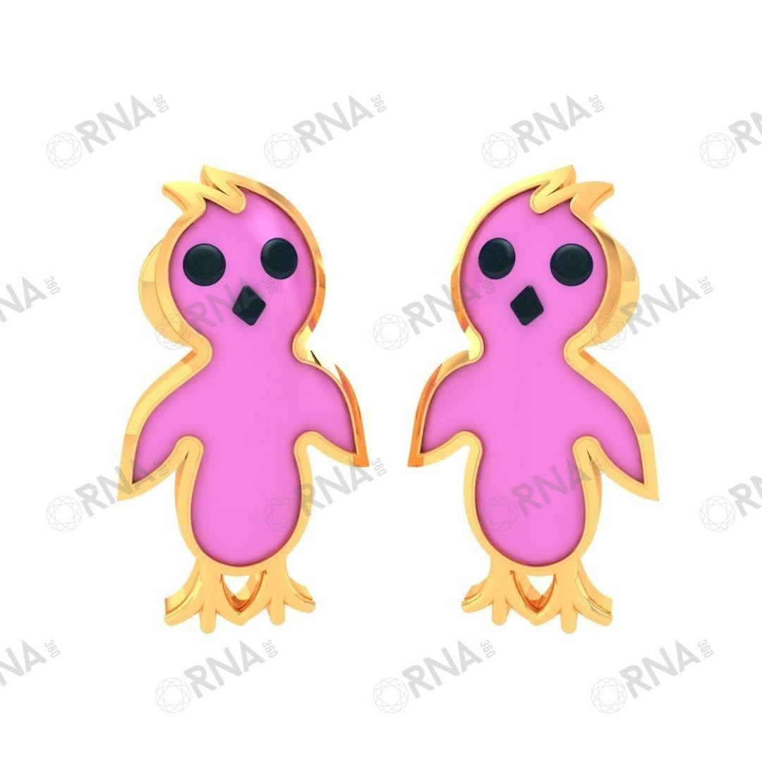 Orna Diamond Kids Earring - HYKE033