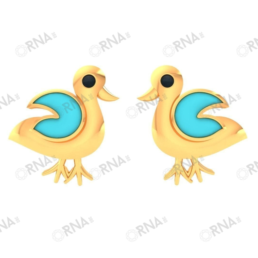 Orna Diamond Kids Earring - HYKE044