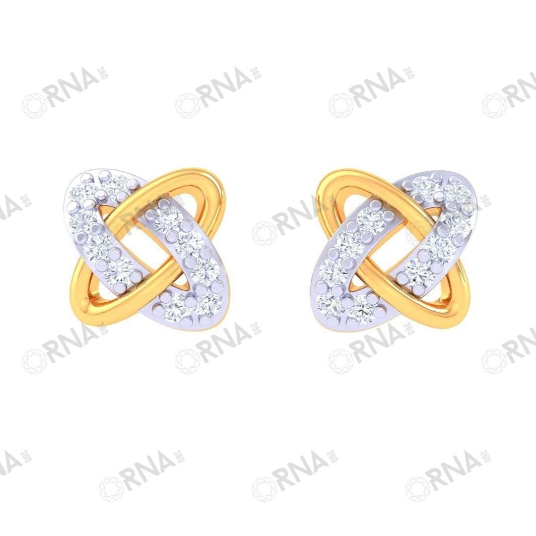 Orna Diamond Kids Earring - HYKE054