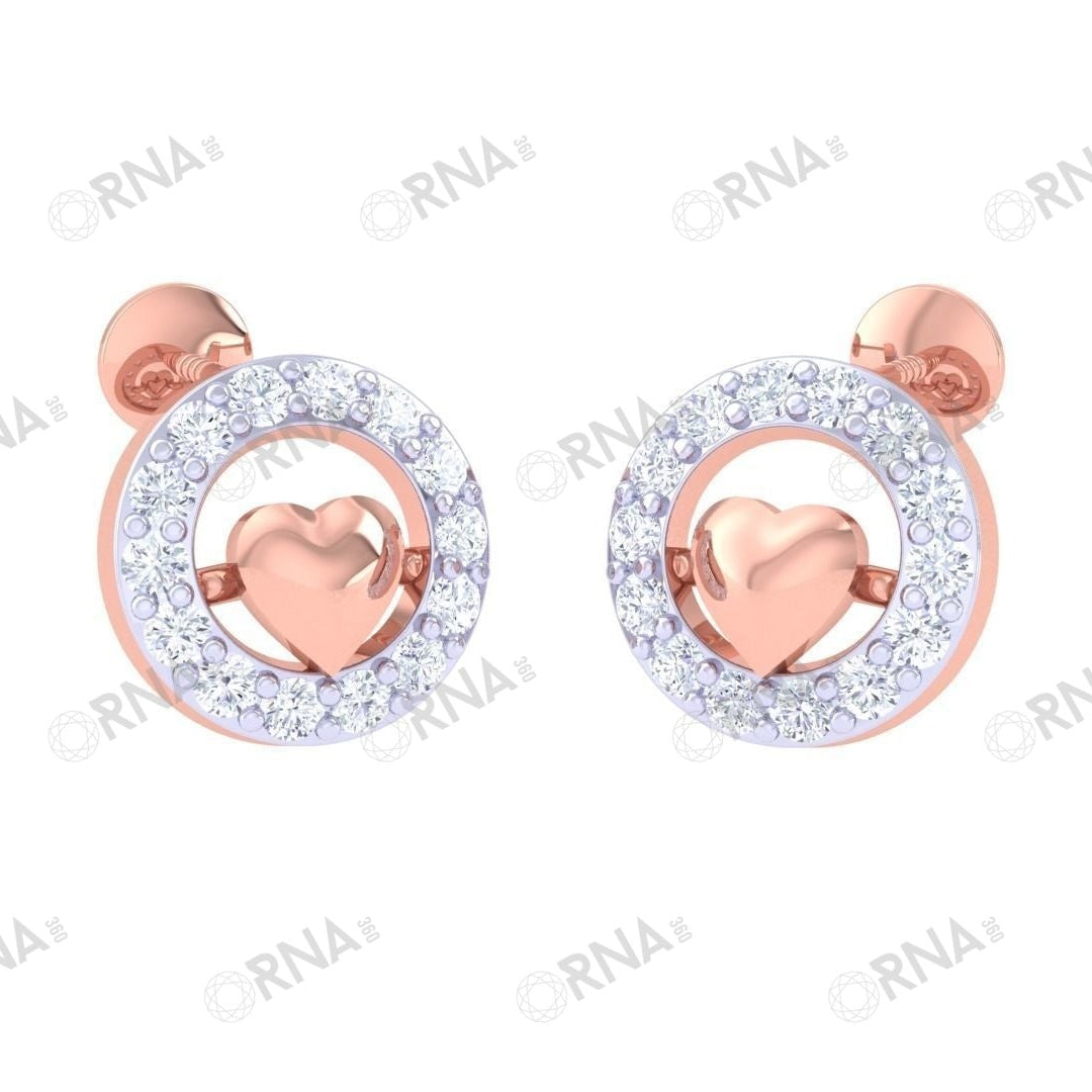 Orna Diamond Kids Earring - HYKE078