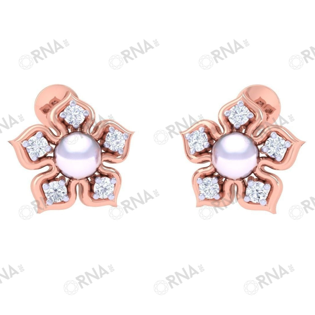 Orna Diamond Kids Earring - HYKE056