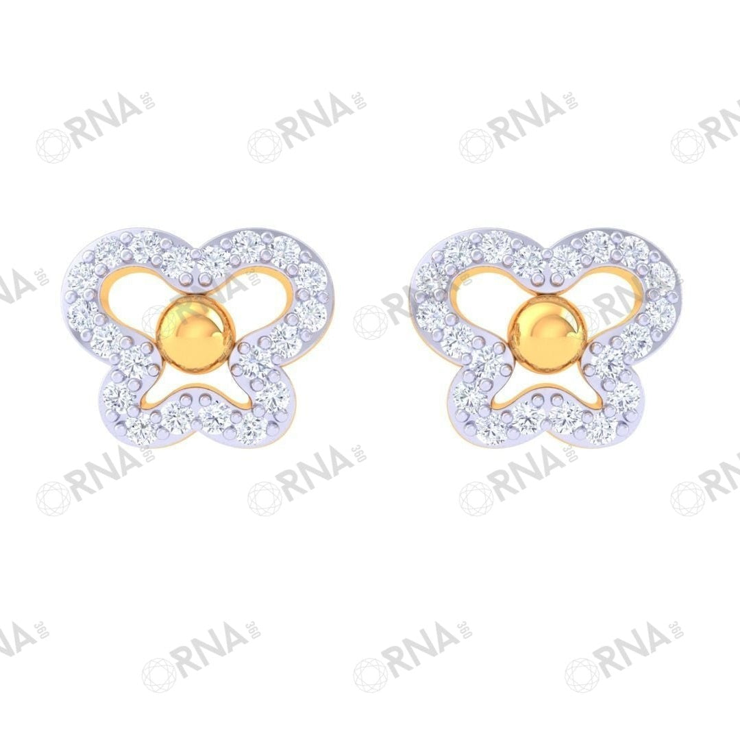 Orna Diamond Kids Earring - HYKE068