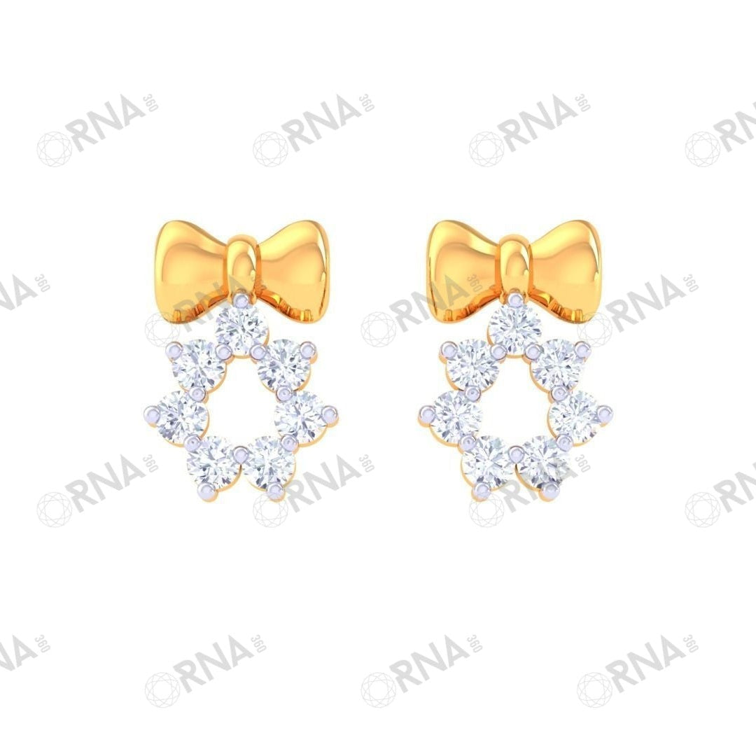 Orna Diamond Kids Earring - HYKE067