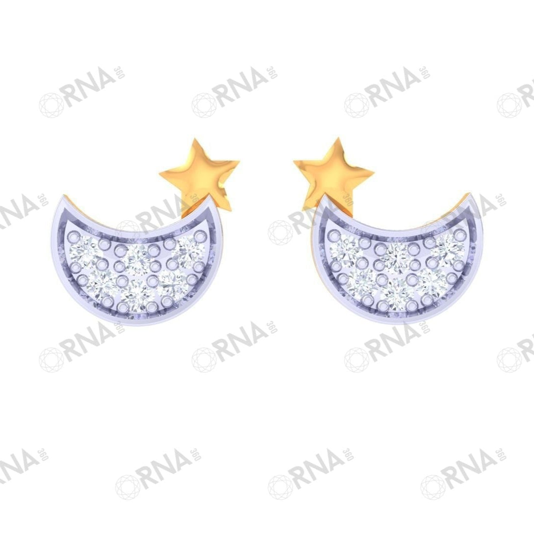 Orna Diamond Kids Earring - HYKE066