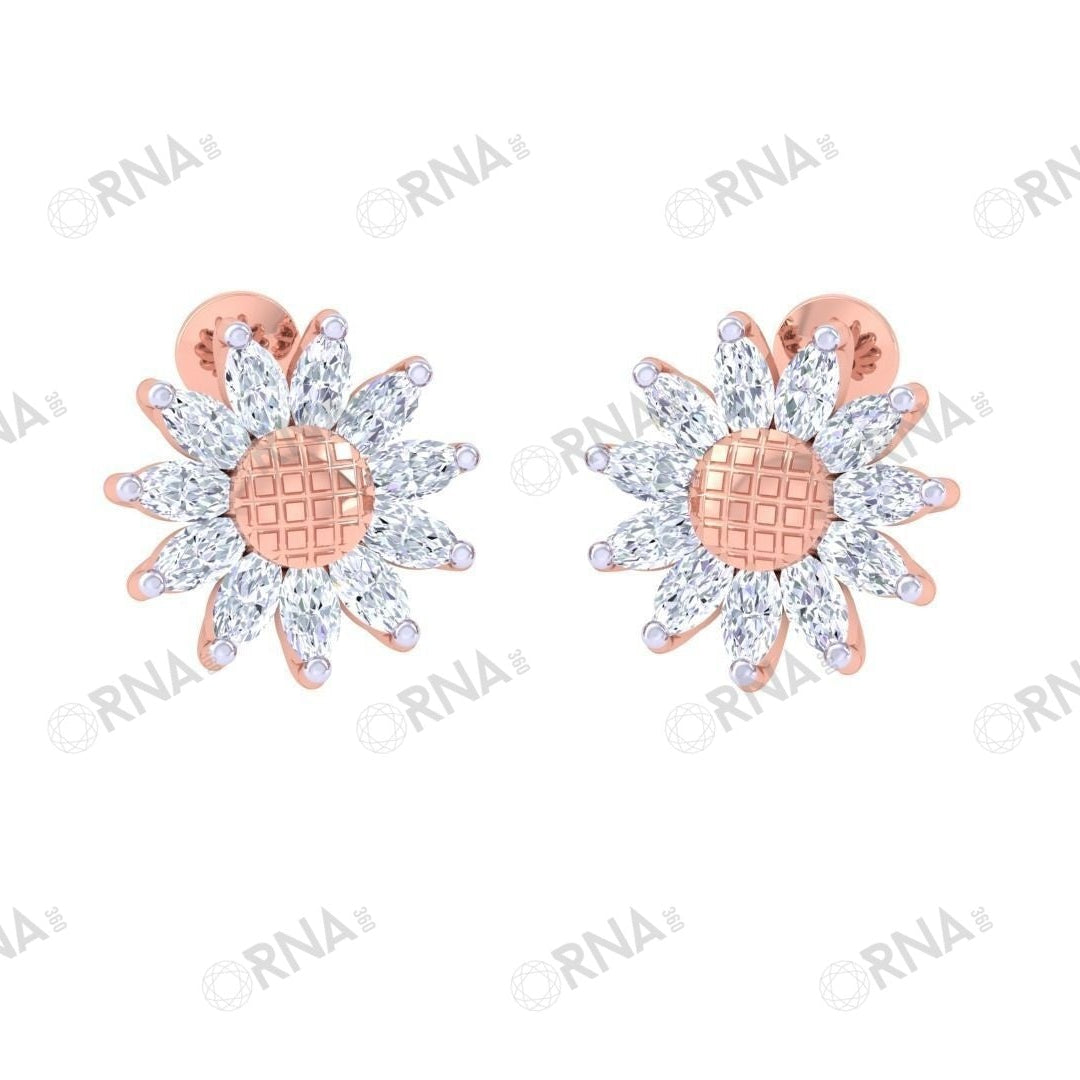 Orna Diamond Kids Earring - HYKE064