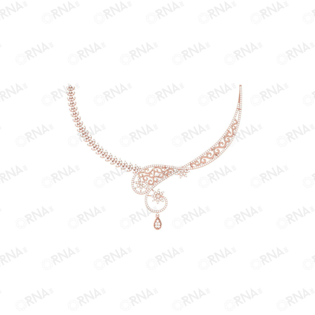 Orna Diamond Necklace - HYNK017