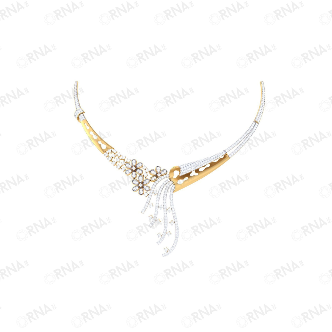 Orna Diamond Necklace - HYNK012