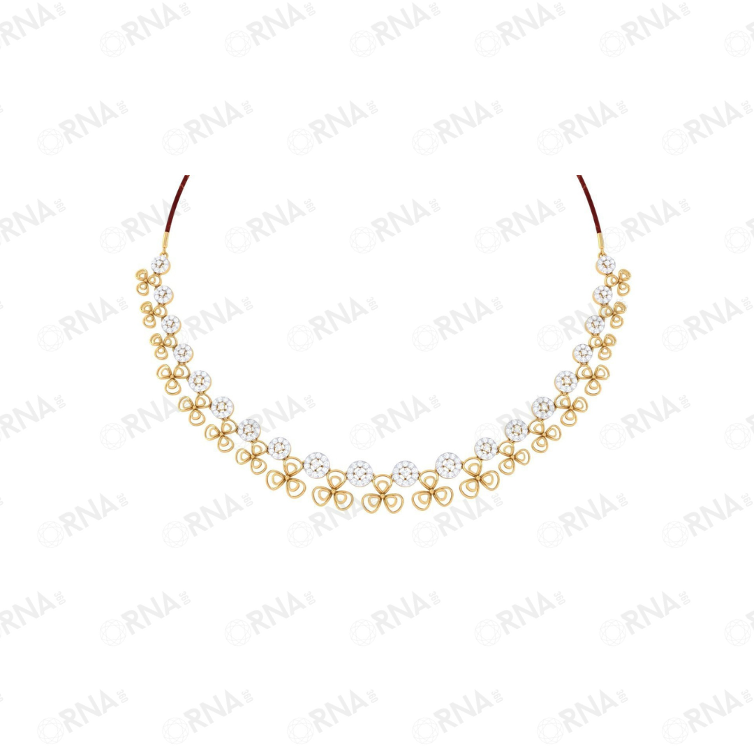 Orna Diamond Necklace - HYNK009