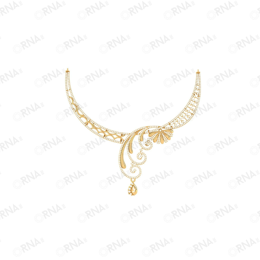 Orna Diamond Necklace - HYNK005