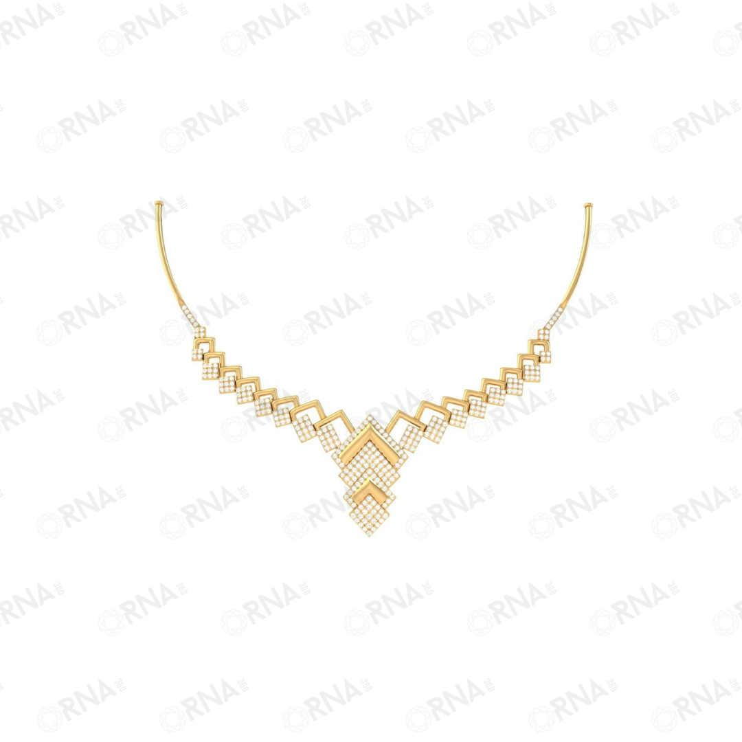 Orna Diamond Necklace - HYNK027