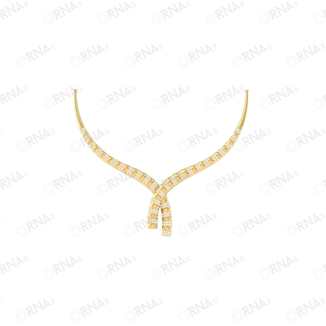 Orna  Diamond Necklace - HYNK002