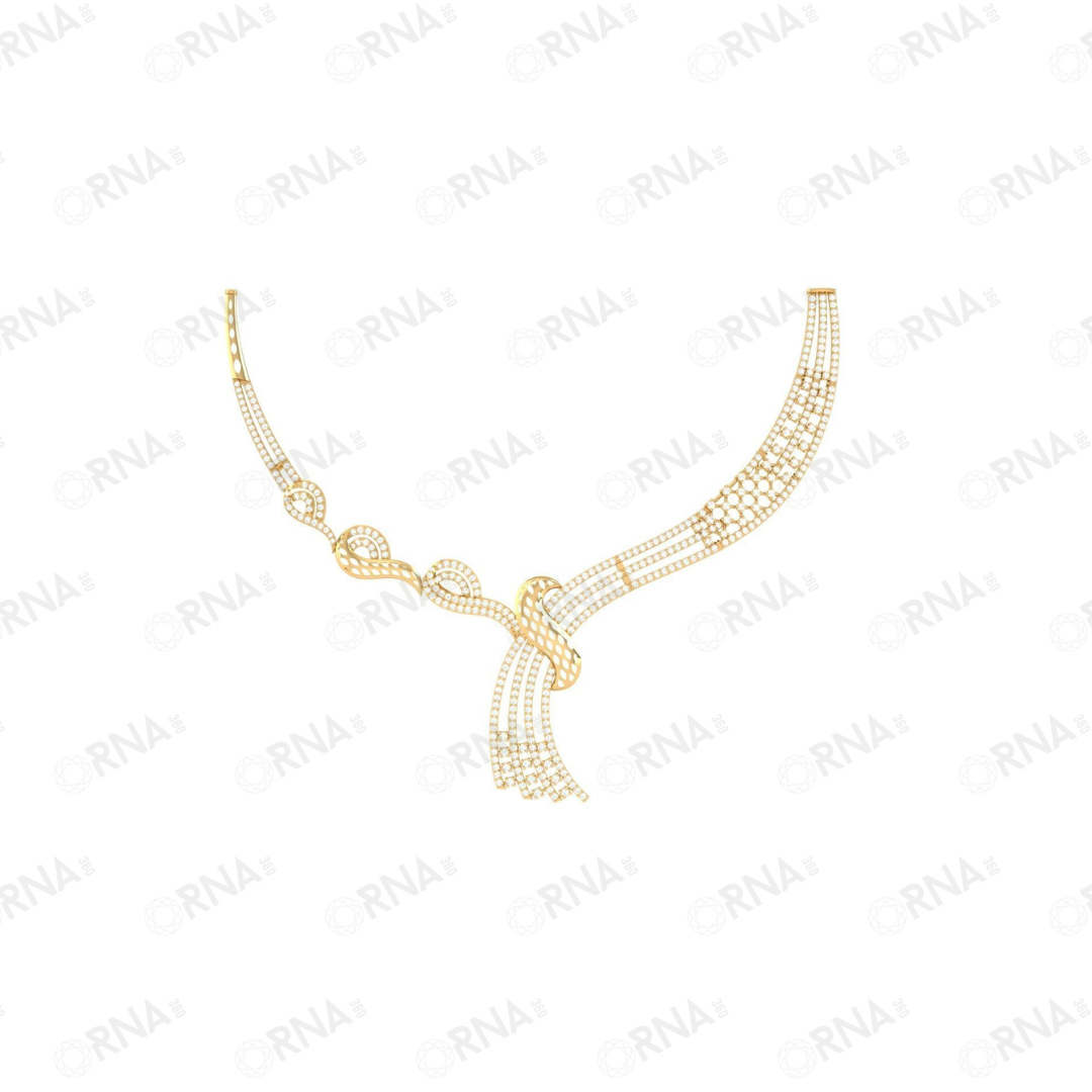 Orna Diamond Necklace - HYNK001