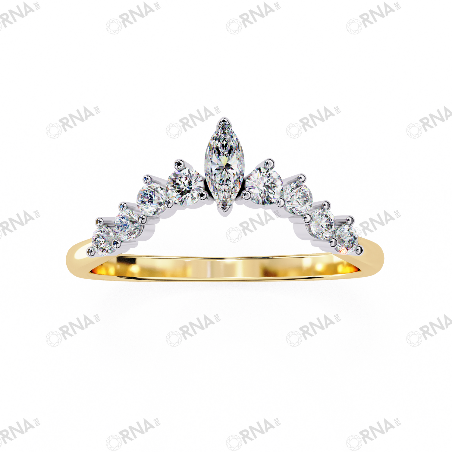 Orna  Diamond Band - CAD-245
