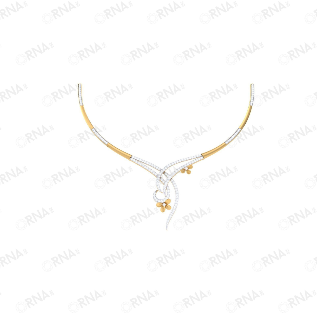 Orna Diamond Necklace - HYNK051