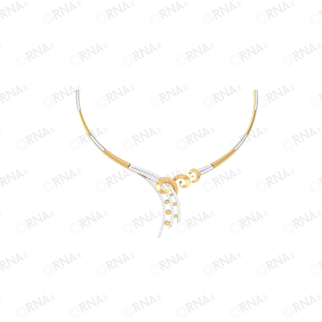 Orna Diamond Necklace - HYNK049