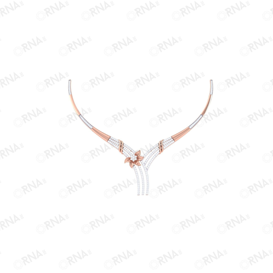 Orna Diamond Necklace - HYNK048