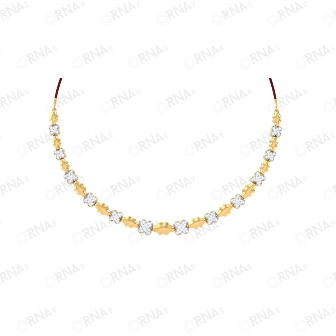 Orna Diamond Necklace - HYNK047