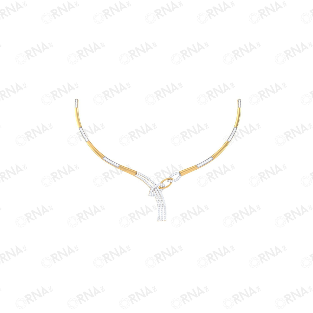 Orna Diamond Necklace - HYNK026