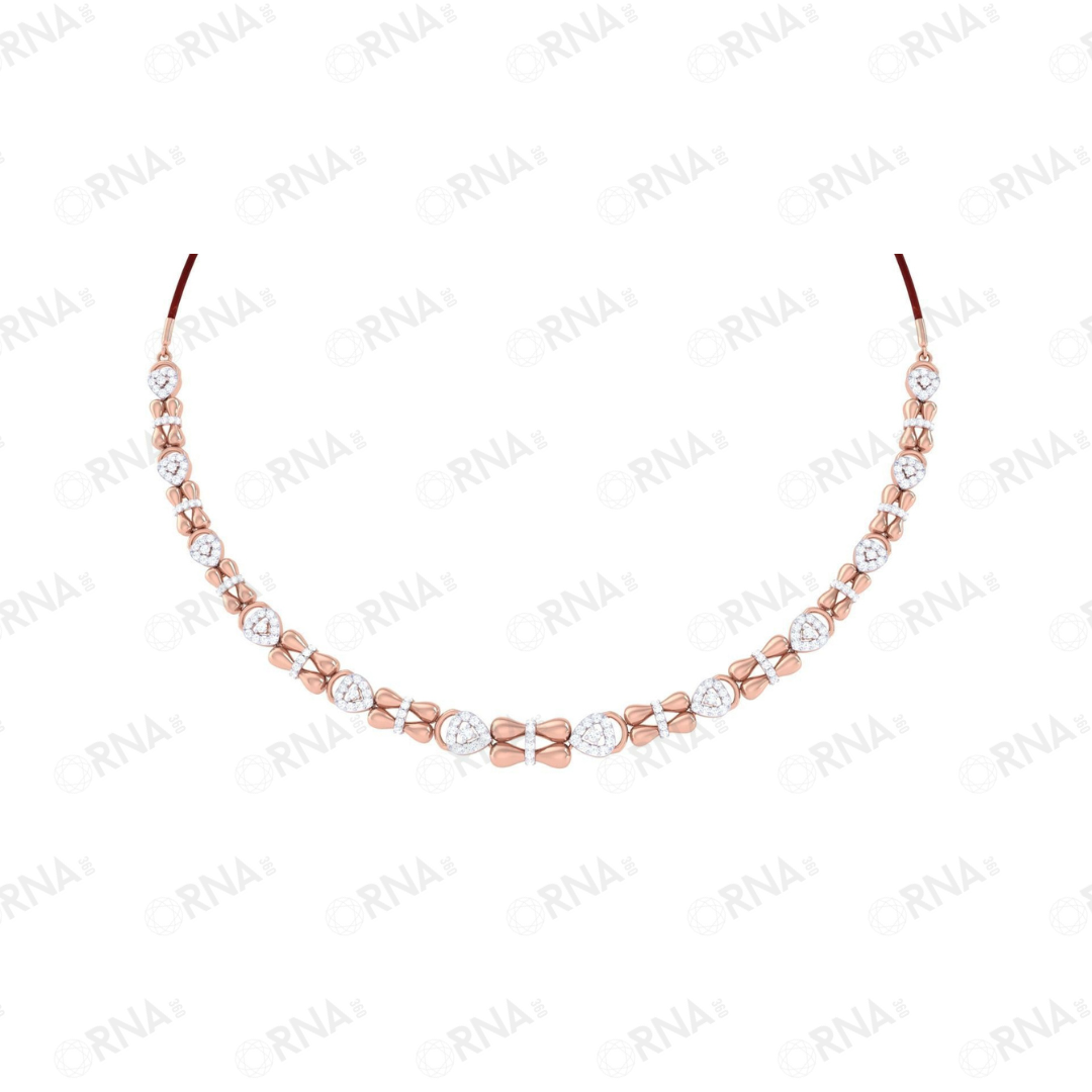 Orna Diamond Necklace - HYNK046