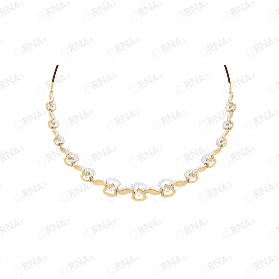 Orna Diamond Necklace - HYNK045
