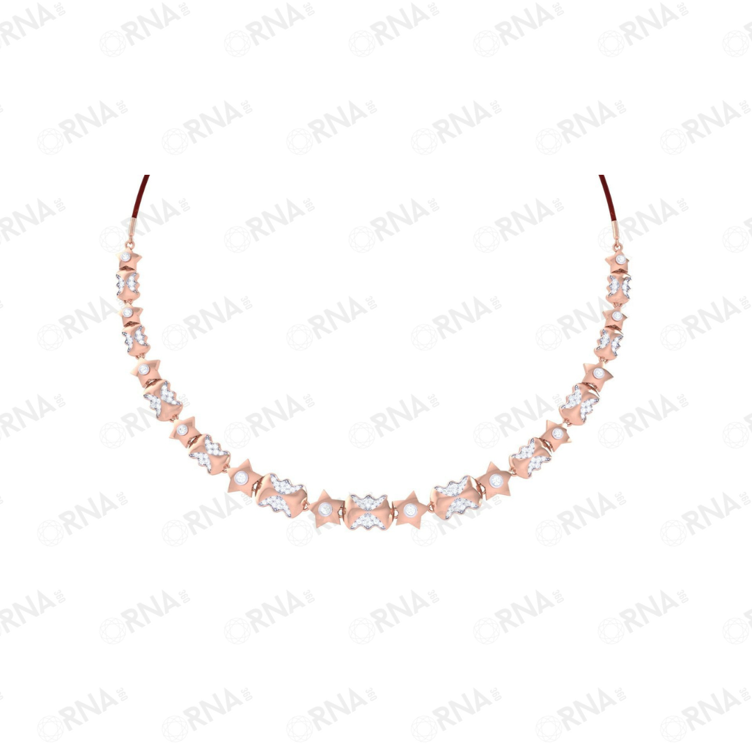 Orna Diamond Necklace - HYNK044