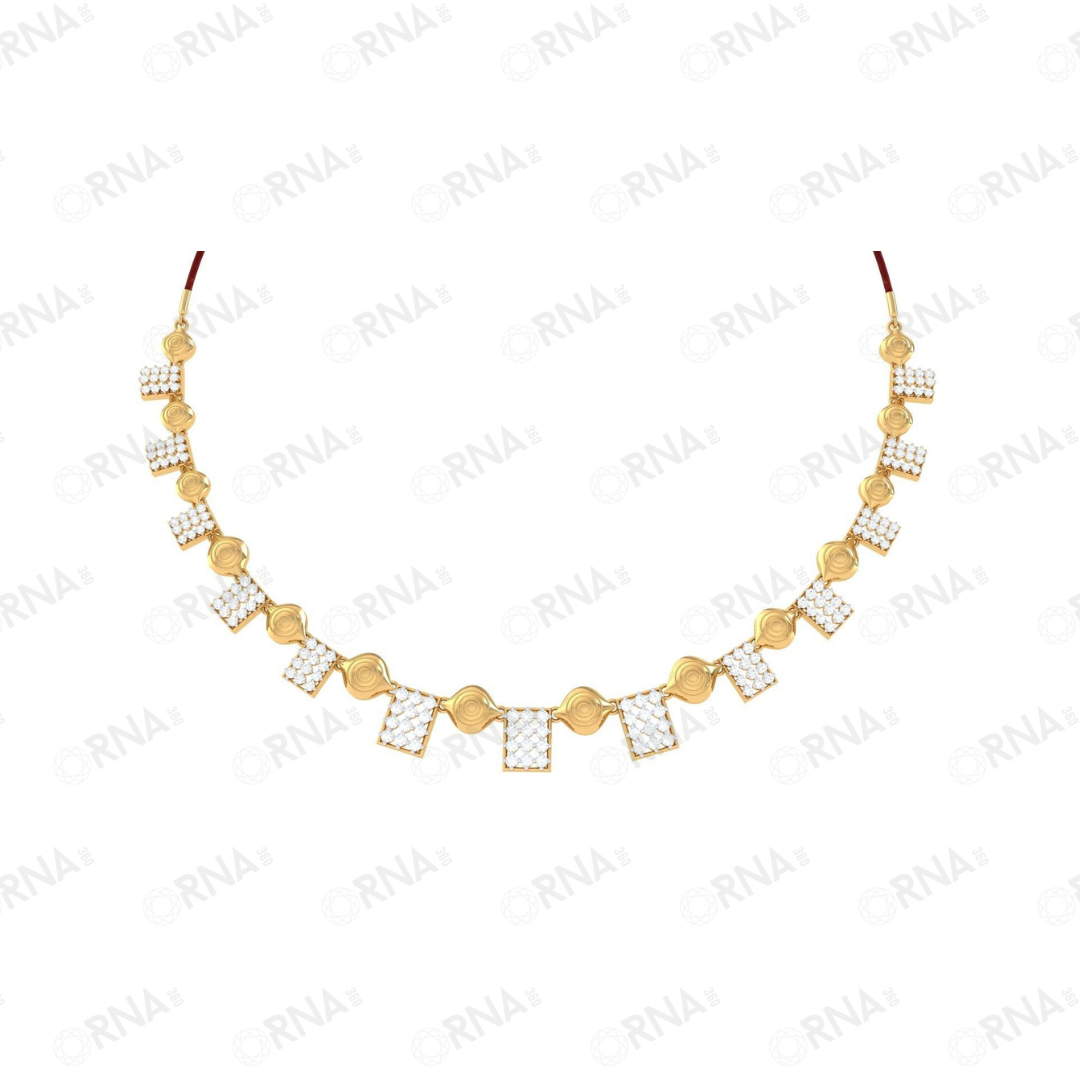 Orna Diamond Necklace - HYNK043