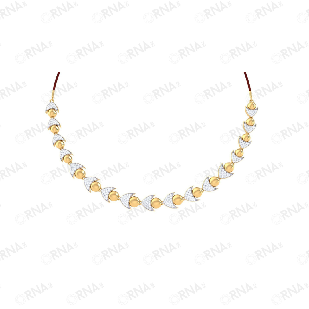Orna Diamond Necklace - HYNK042