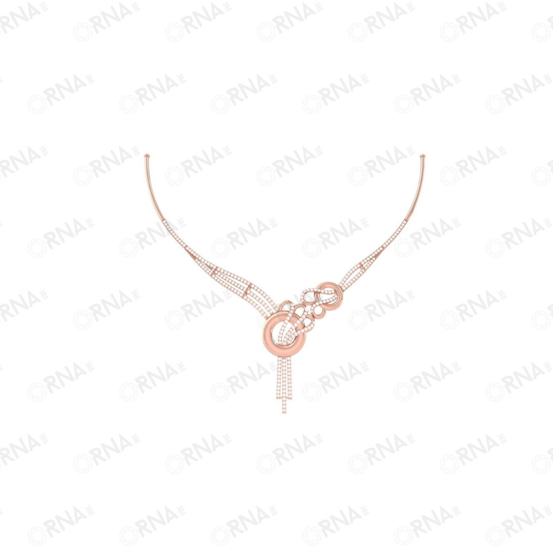 Orna Diamond Necklace - HYNK038