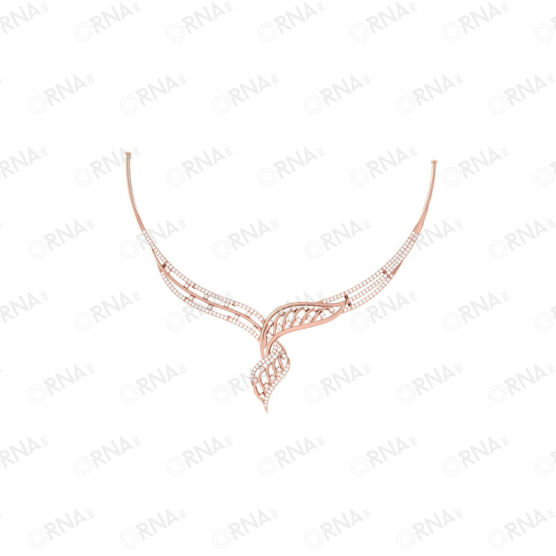Orna Diamond Necklace - HYNK036
