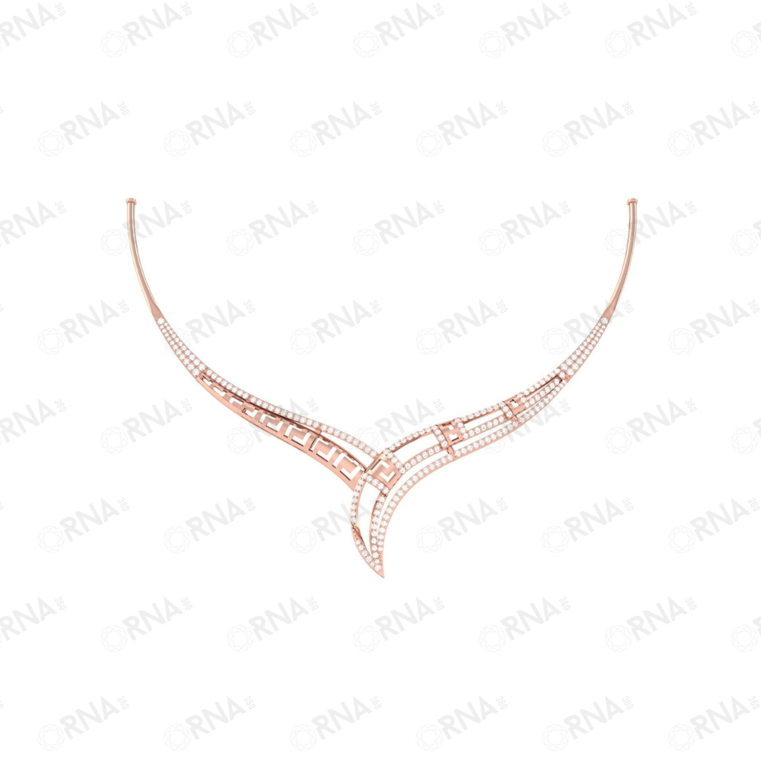 Orna Diamond Necklace - HYNK035