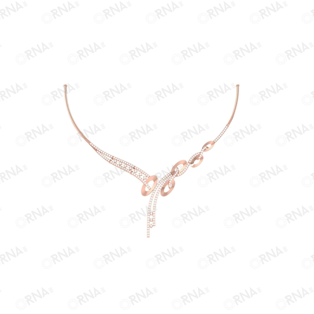Orna Diamond Necklace - HYNK033