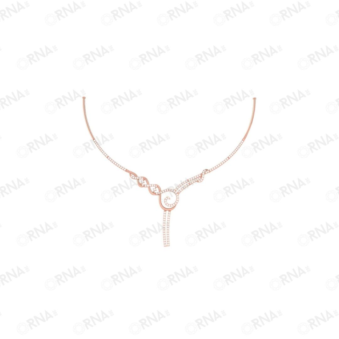 Orna Diamond Necklace - HYNK028