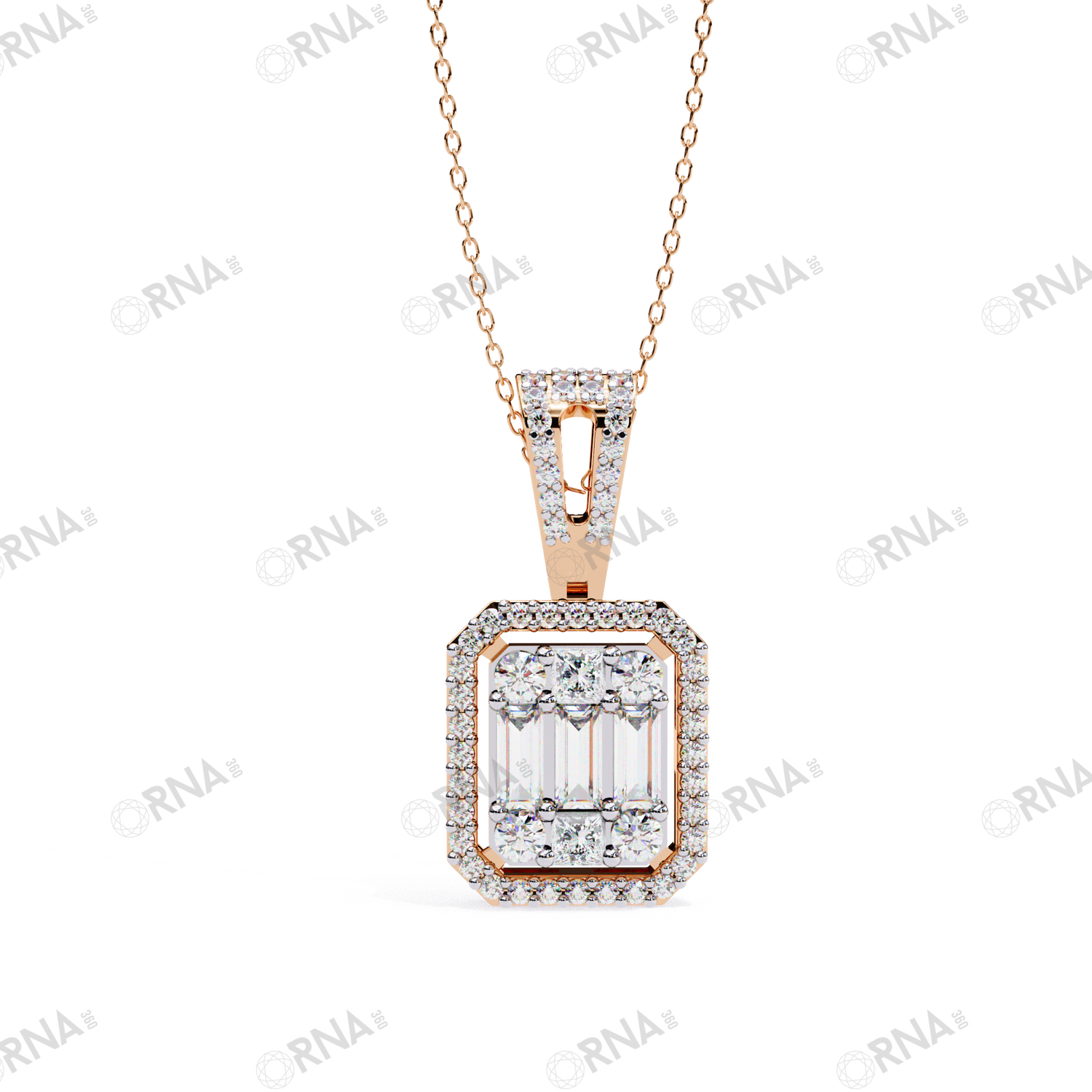 Orna Diamond Pendant - PD-48