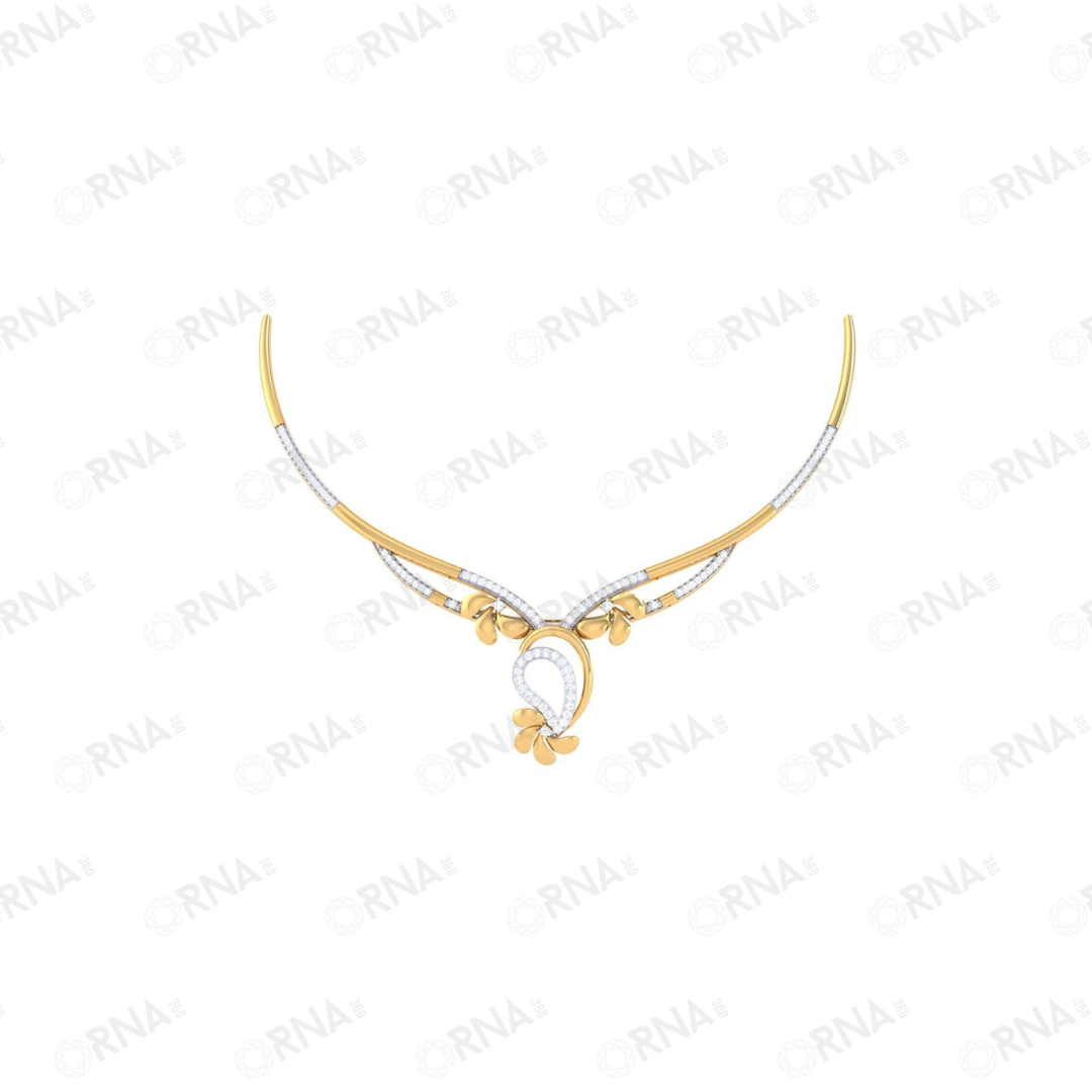 Orna Diamond Necklace - HYNK025